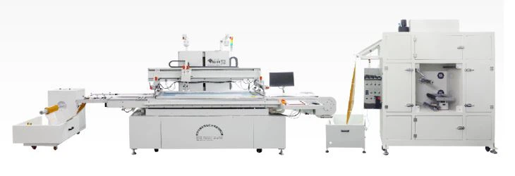 High Precision Roll To Roll CCD Vision Alignment Screen Printing Machine