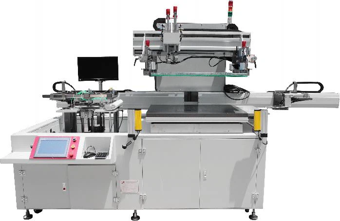 sheet to sheet CCD visual registration screen printing machine
