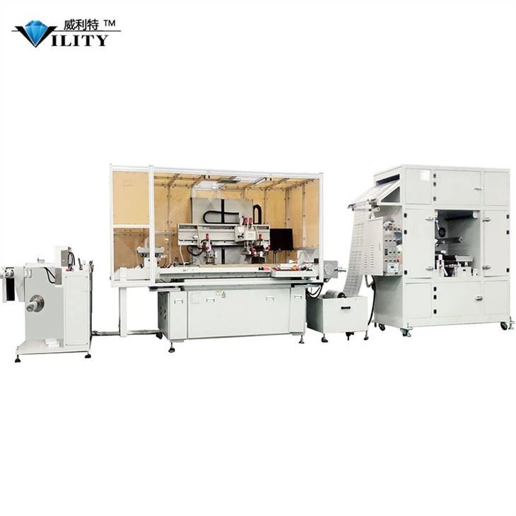 Roll To Roll Screen Printing Machine For PET FPC Film Roll To Roll Screen Printing Machine For PET FPC Film